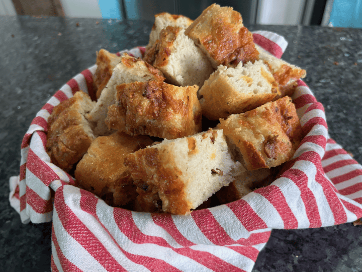 Bacon Cheddar Ranch Sourdough Focaccia