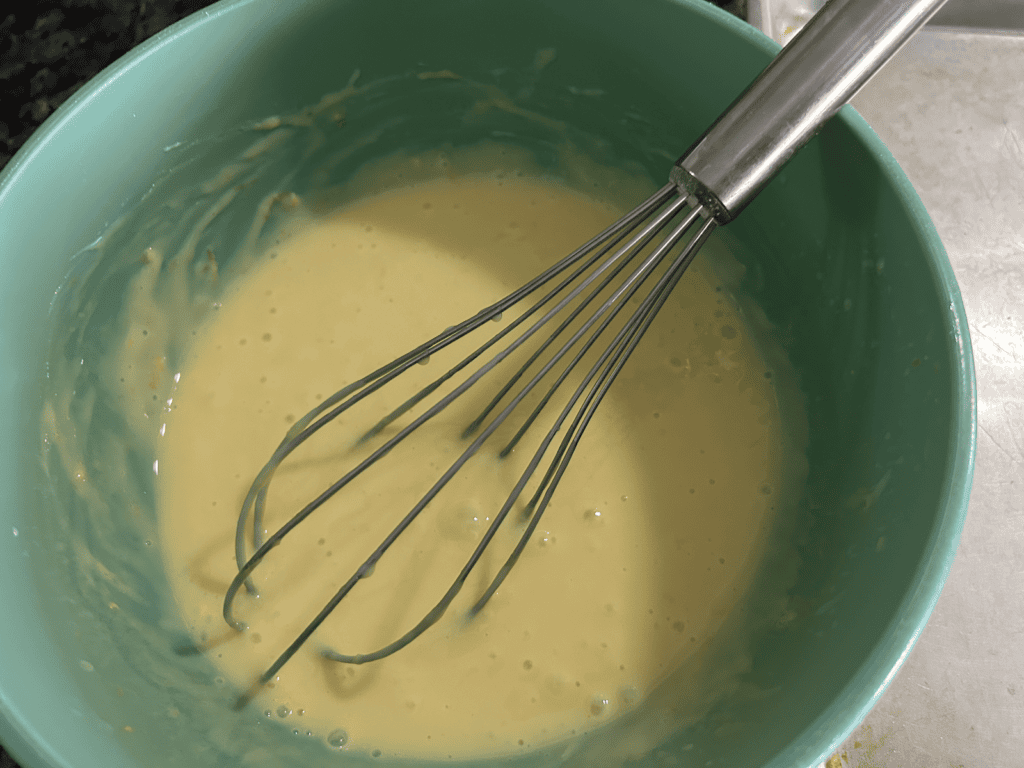 Easy Lemon Icebox Pie filling in bowl