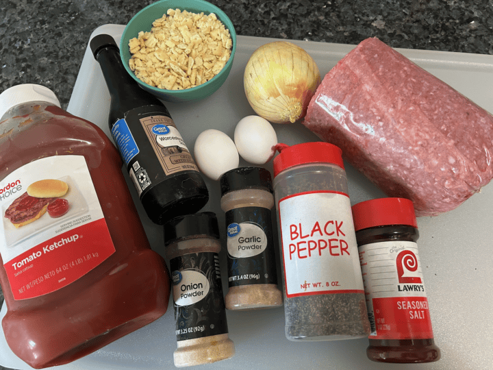 Grandma's Southern Meatloaf ingredients