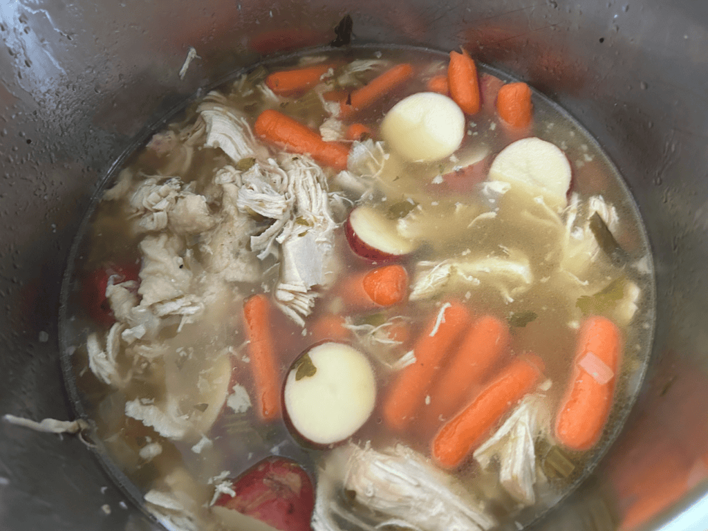 hearty chicken stew in instant pot