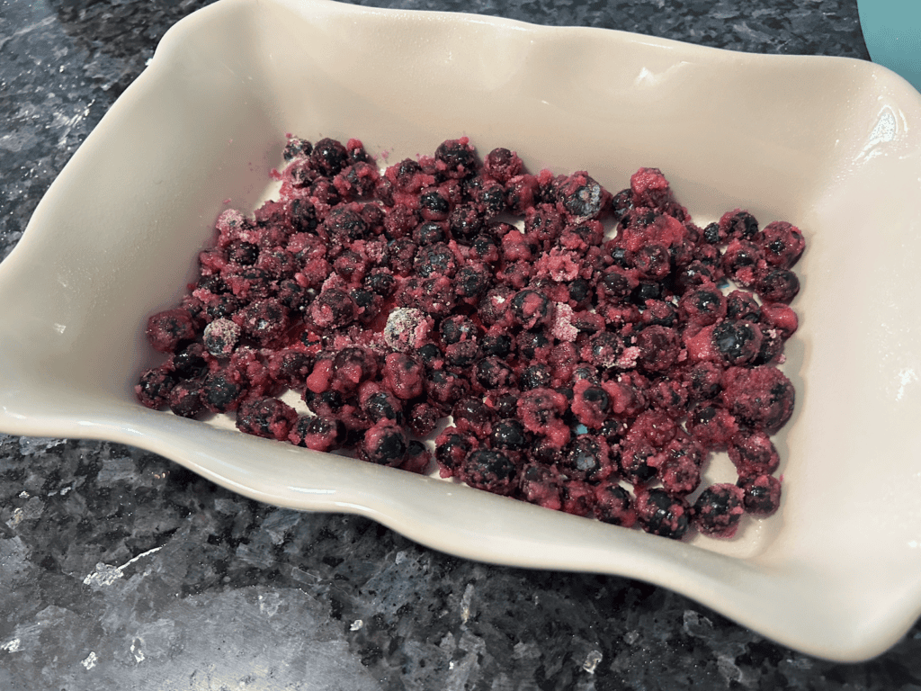 Old-Fashioned Southern Blueberry Cobbler ingredients