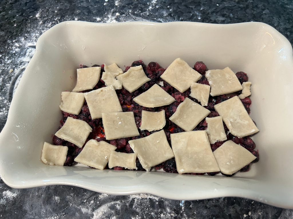 Old-Fashioned Southern Blueberry Cobbler ingredients