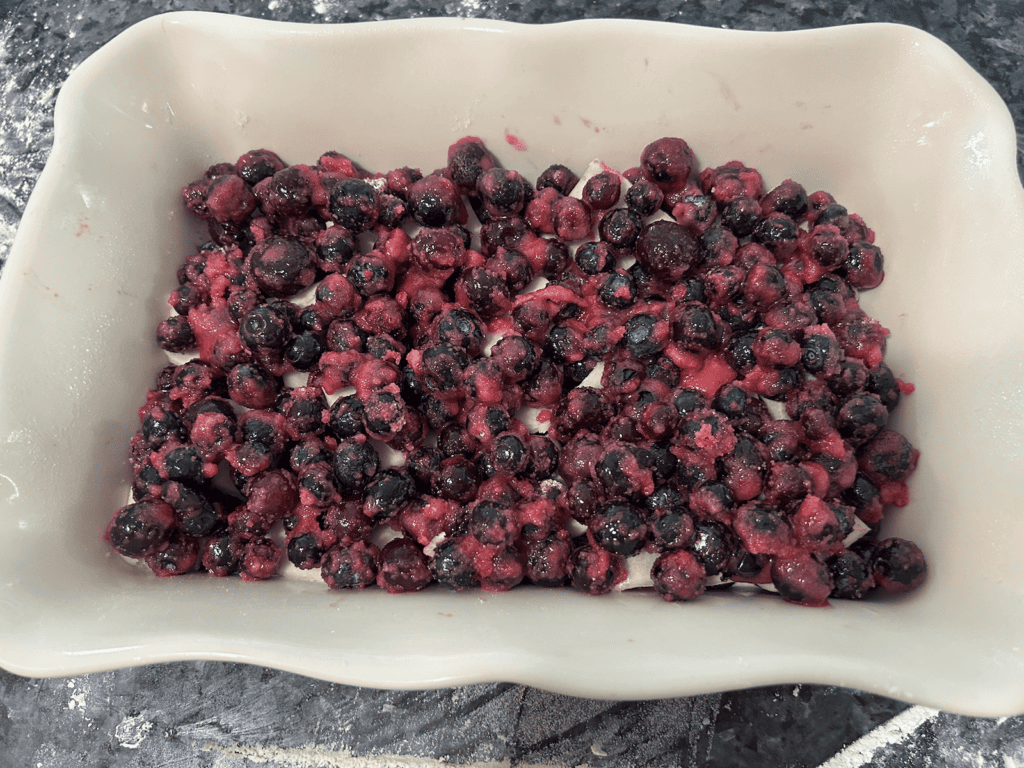 Old-Fashioned Southern Blueberry Cobbler ingredients