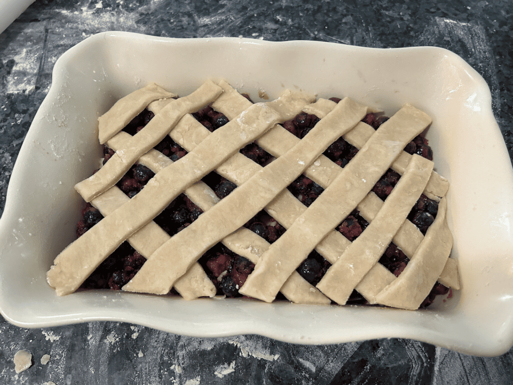 Old-Fashioned Southern Blueberry Cobbler ingredients