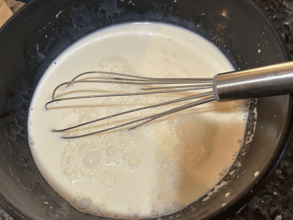 custard ingredients for mac and cheese