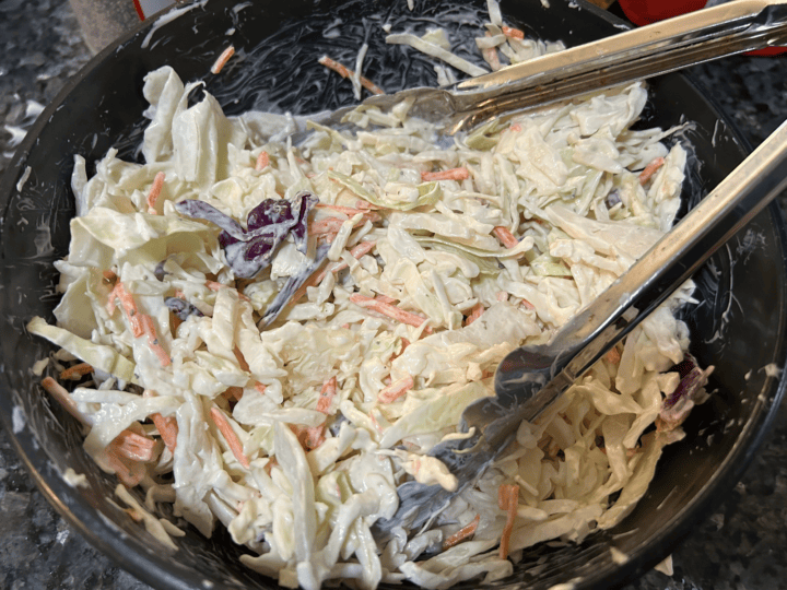 5-Minute Bacon Cheddar Ranch Coleslaw