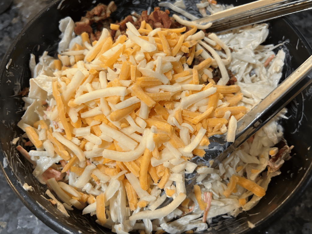 5-Minute Bacon Cheddar Ranch Coleslaw