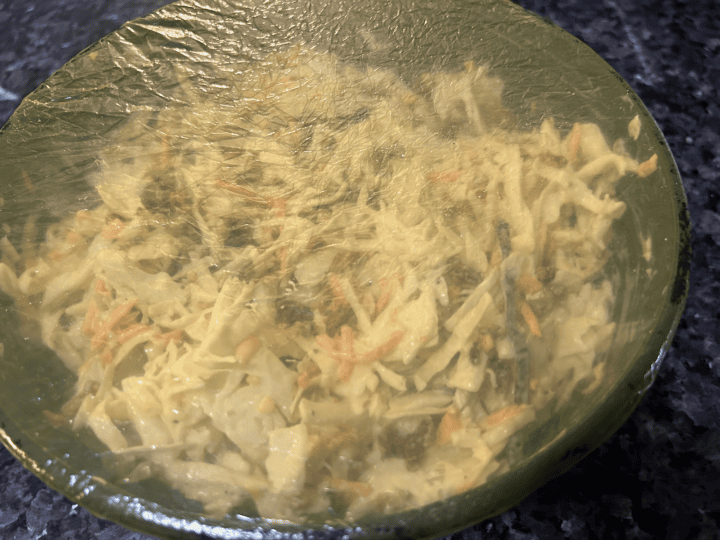 5-Minute Bacon Cheddar Ranch Coleslaw