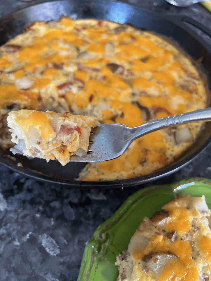 Cast Iron Ham and Potato Breakfast Skillet