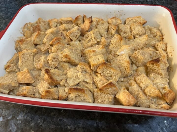 baked bread pudding