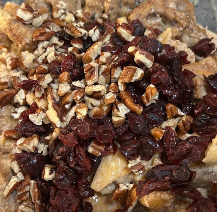 craisins and pecans