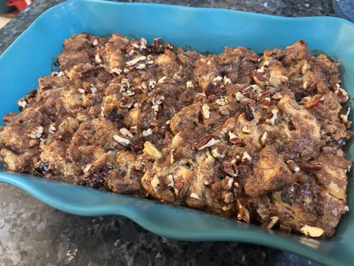 baked Cinnamon Roll French Toast Casserole