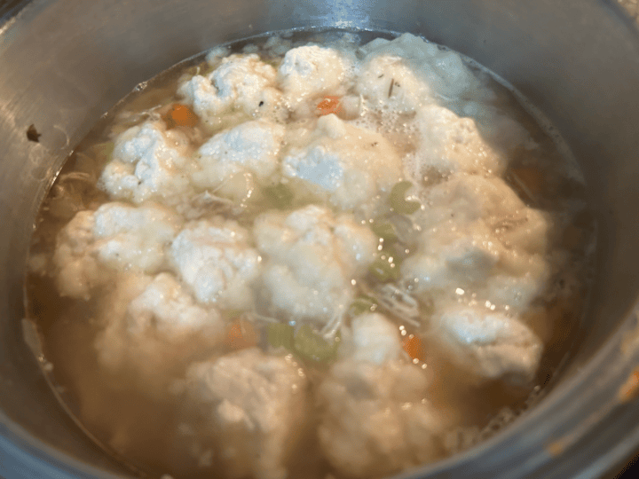Easy Homemade Chicken and Drop Dumplings