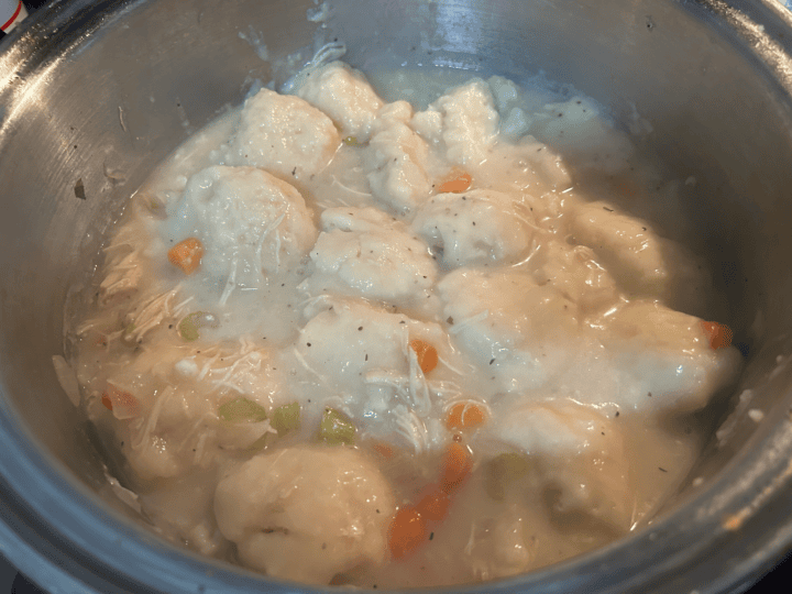 Easy Homemade Chicken and Drop Dumplings