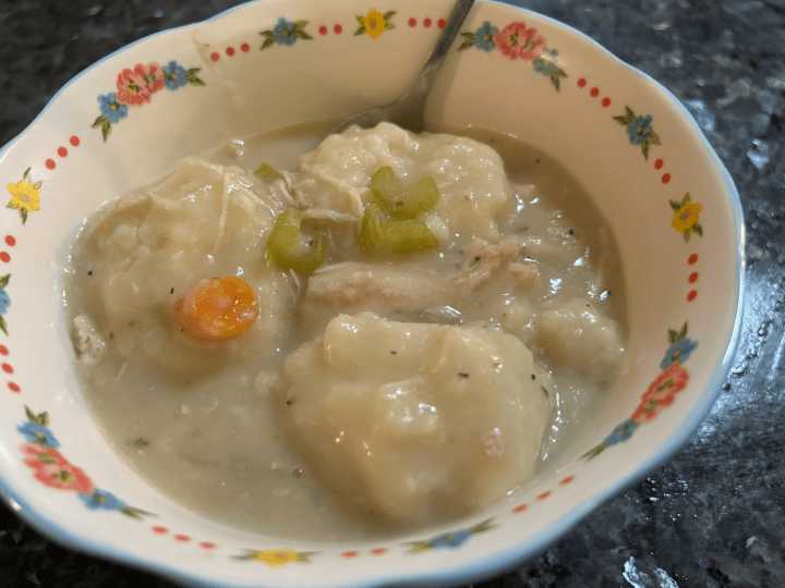 Easy Homemade Chicken and Drop Dumplings