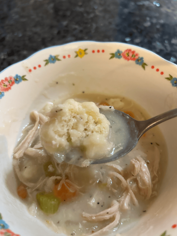 Easy Homemade Chicken and Drop Dumplings