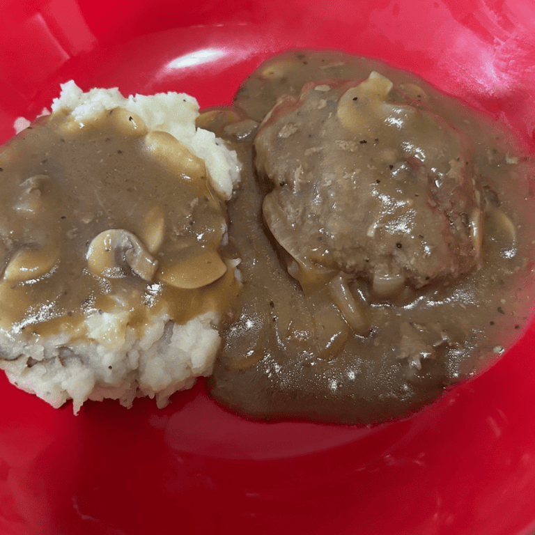 Easy Salisbury Steak with Mushroom Gravy