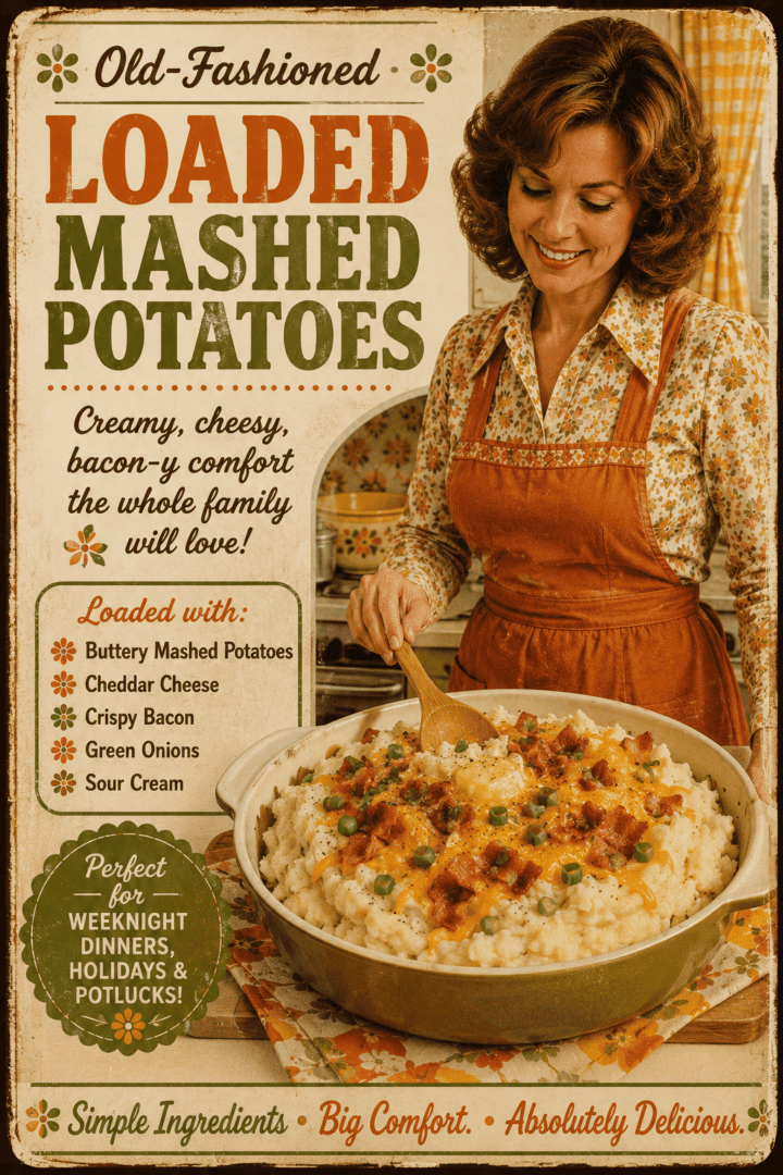 loaded mashed potatoes pin for pinterest