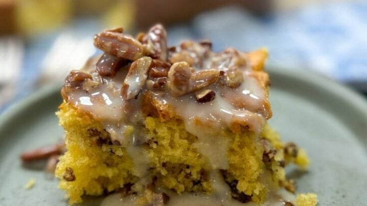 Image for Easy Southern Praline Pecan Cake With Butter Sauce
