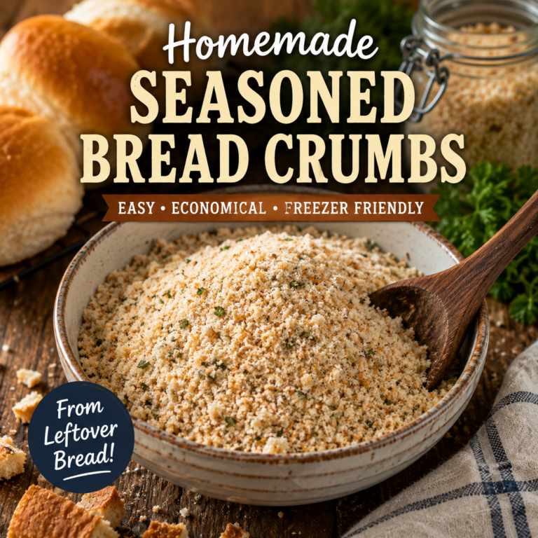 Homemade Seasoned Breadcrumbs from Leftover Bread