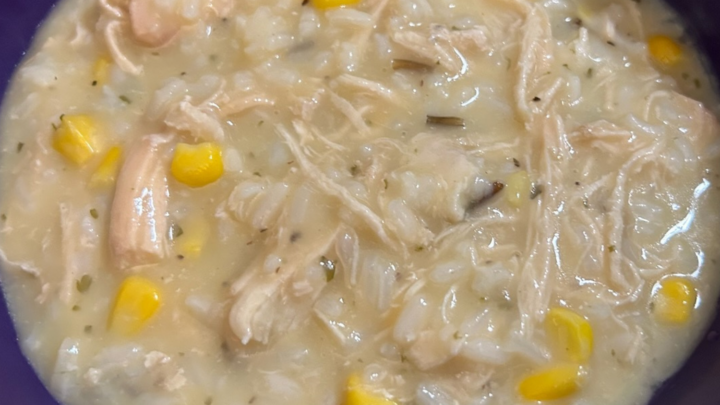 Image for Old-Fashioned Creamy Chicken and Rice Soup
