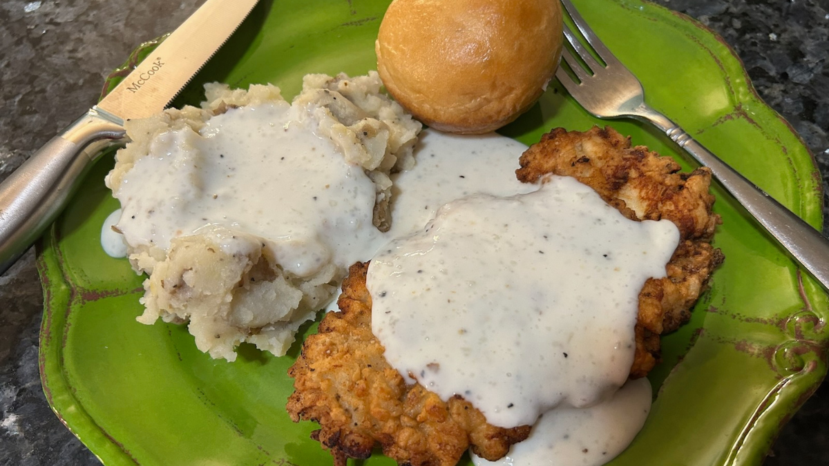 Chicken-Fried Chicken with Cream Gravy