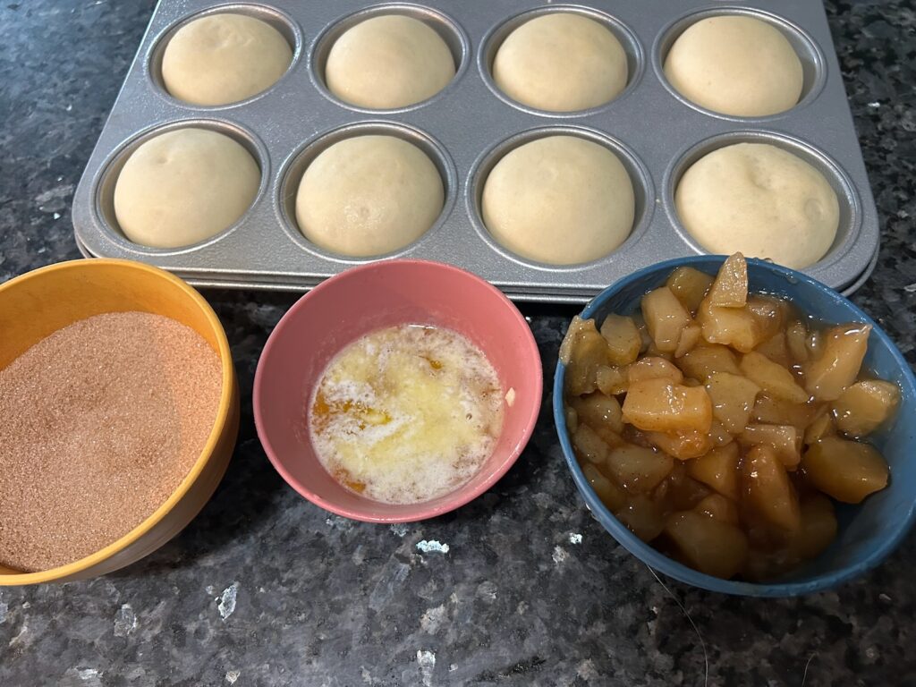 Easy Caramel Apple Dumplings with Cinnamon Sugar ingredients