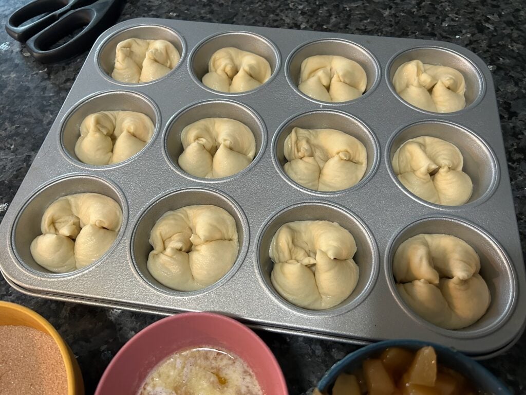 Easy Caramel Apple Dumplings with Cinnamon Sugar ingredients