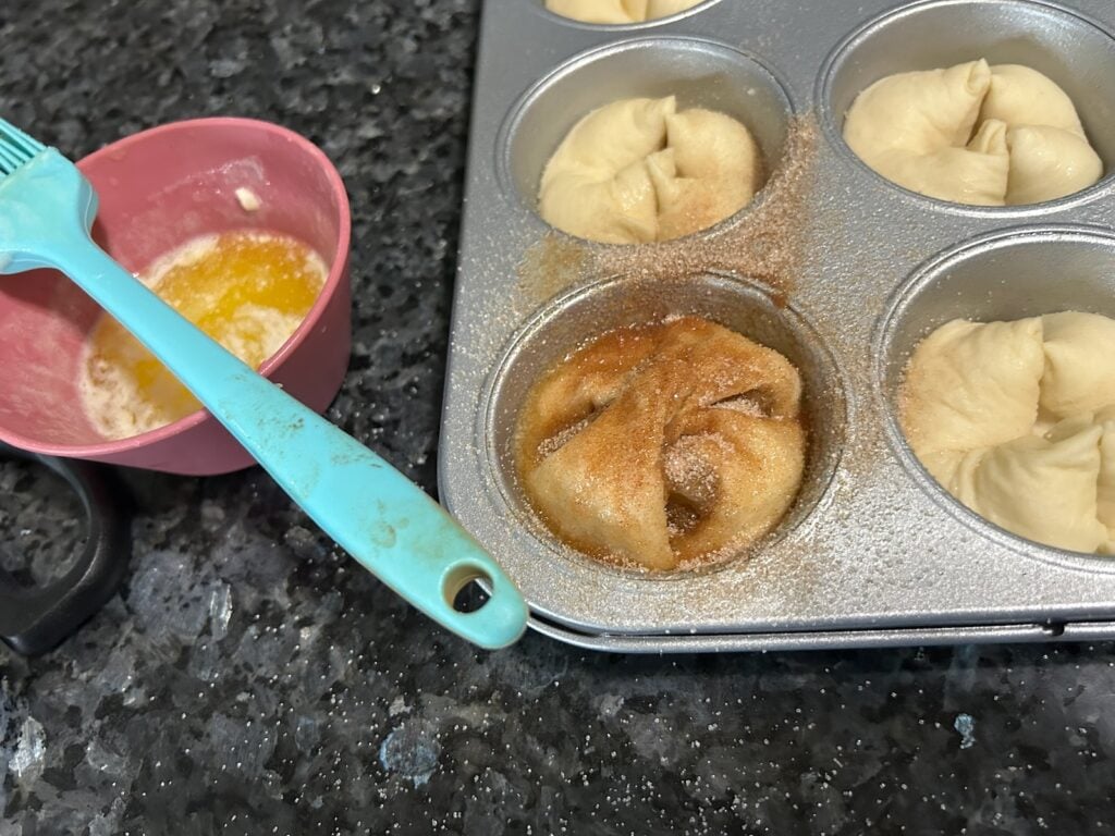 Easy Caramel Apple Dumplings with Cinnamon Sugar