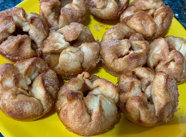 Easy Caramel Apple Dumplings with Cinnamon Sugar