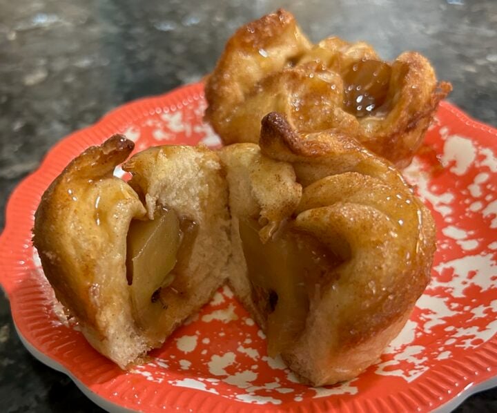 Easy Caramel Apple Dumplings with Cinnamon Sugar