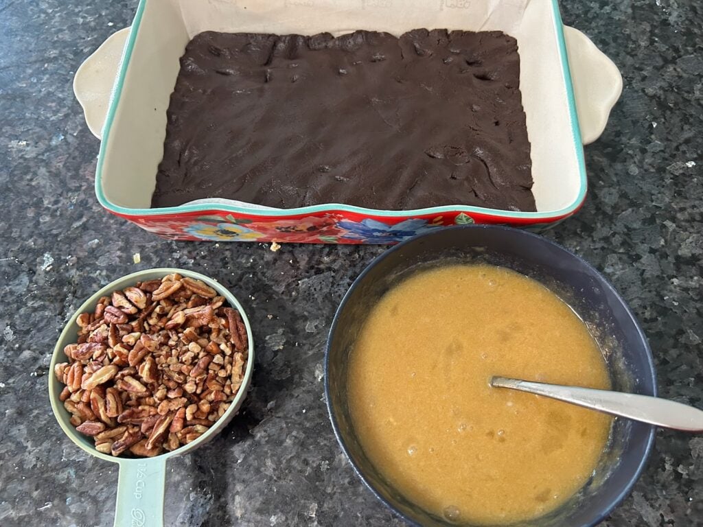 Chocolate Pecan Pie Bars
