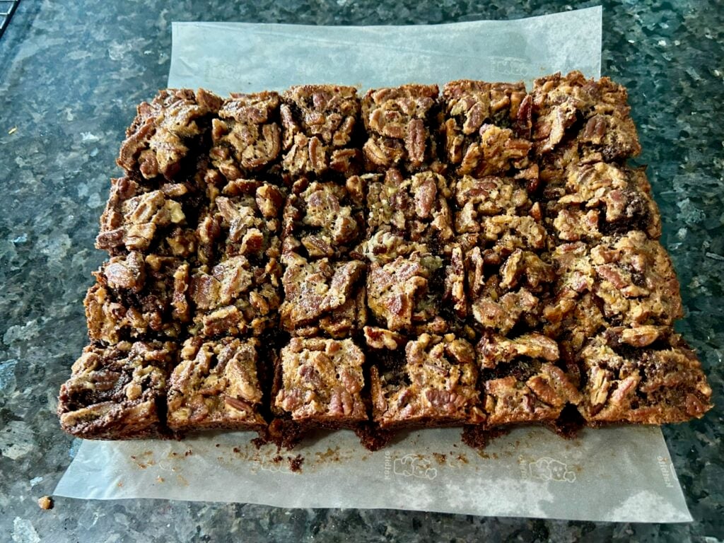 Chocolate Pecan Pie Bars