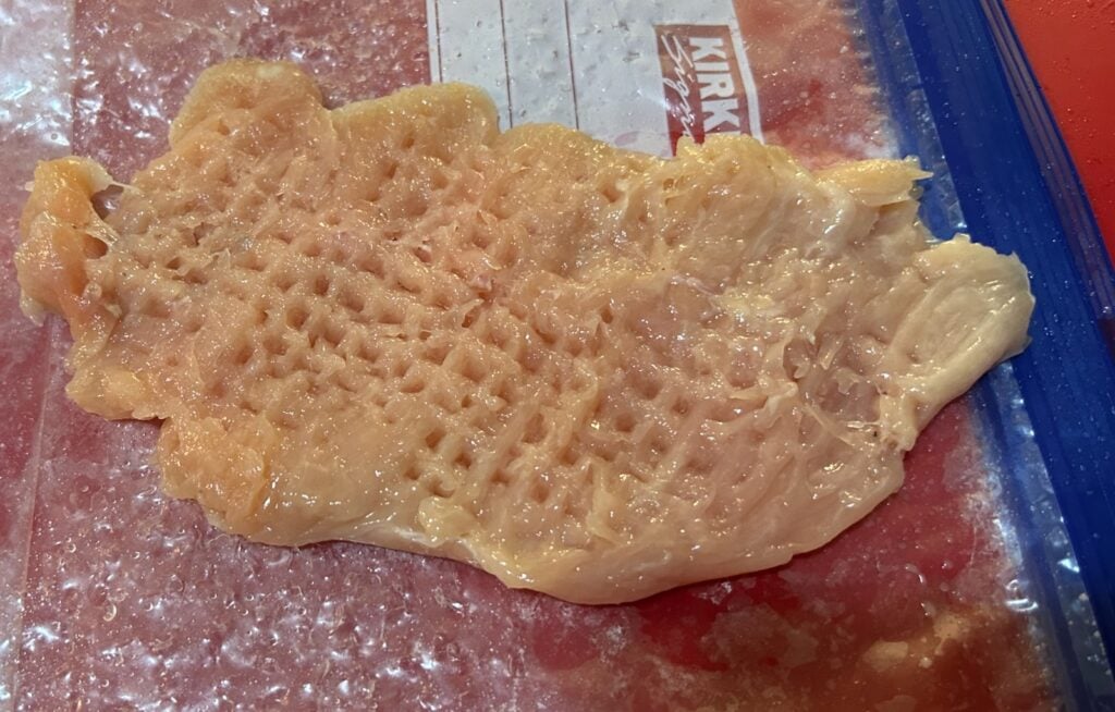tenderized chicken breast