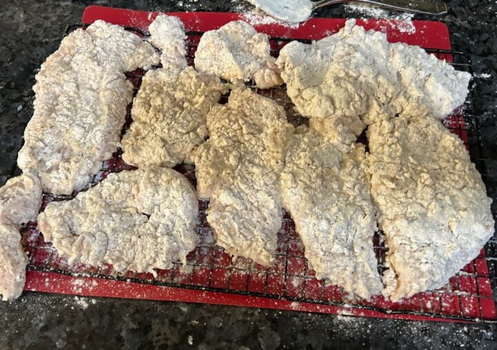 dredged chicken
