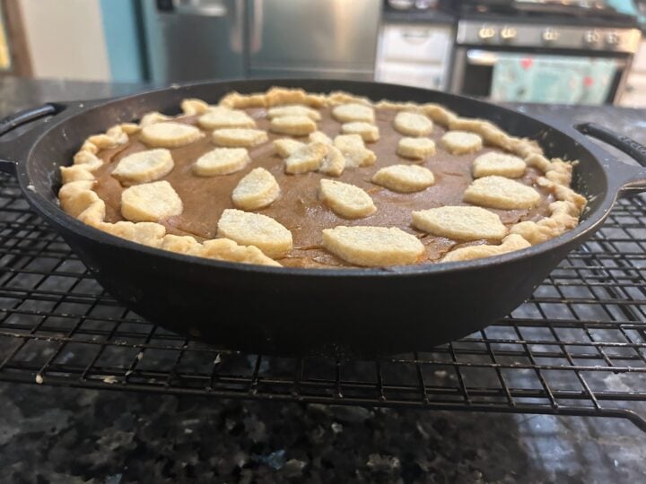 Old Fashioned Cast Iron Pumpkin Pie