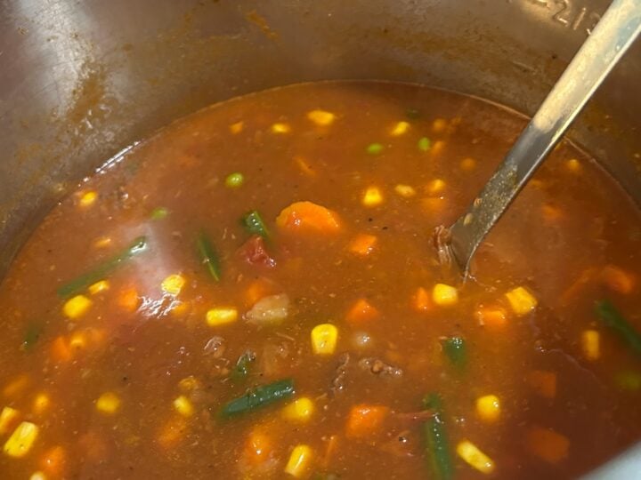 Homemade Vegetable Beef Soup