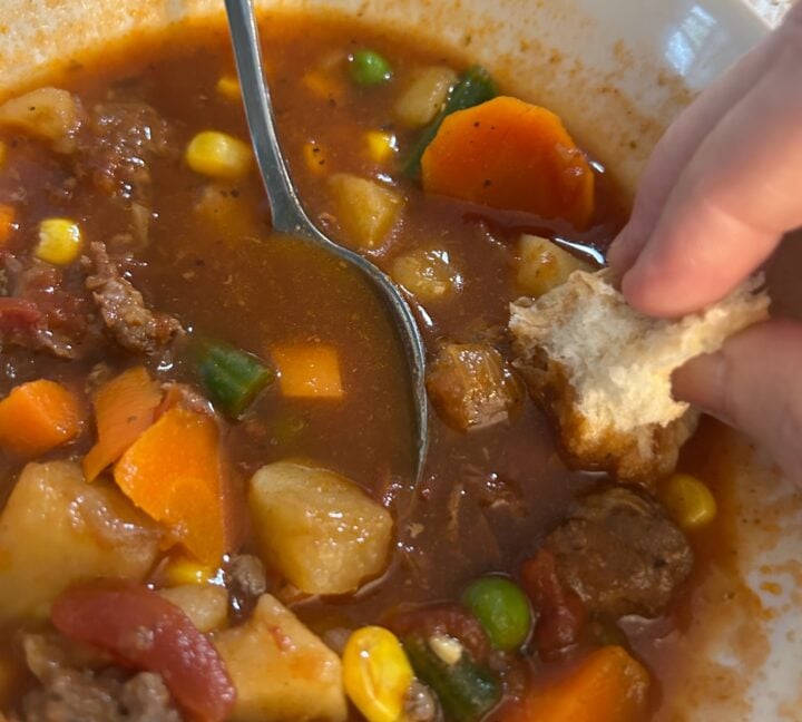 Homemade Vegetable Beef Soup