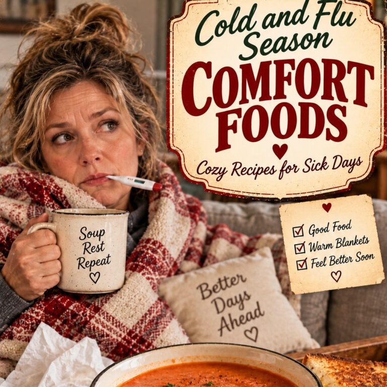 Cold and Flu Season Comfort Foods: Cozy Recipes for Sick Days