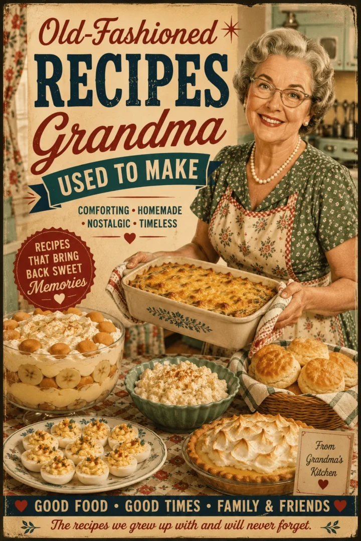 old fashioned recipes grandma used to make