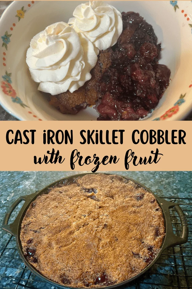 cast iron skillet cobbler
