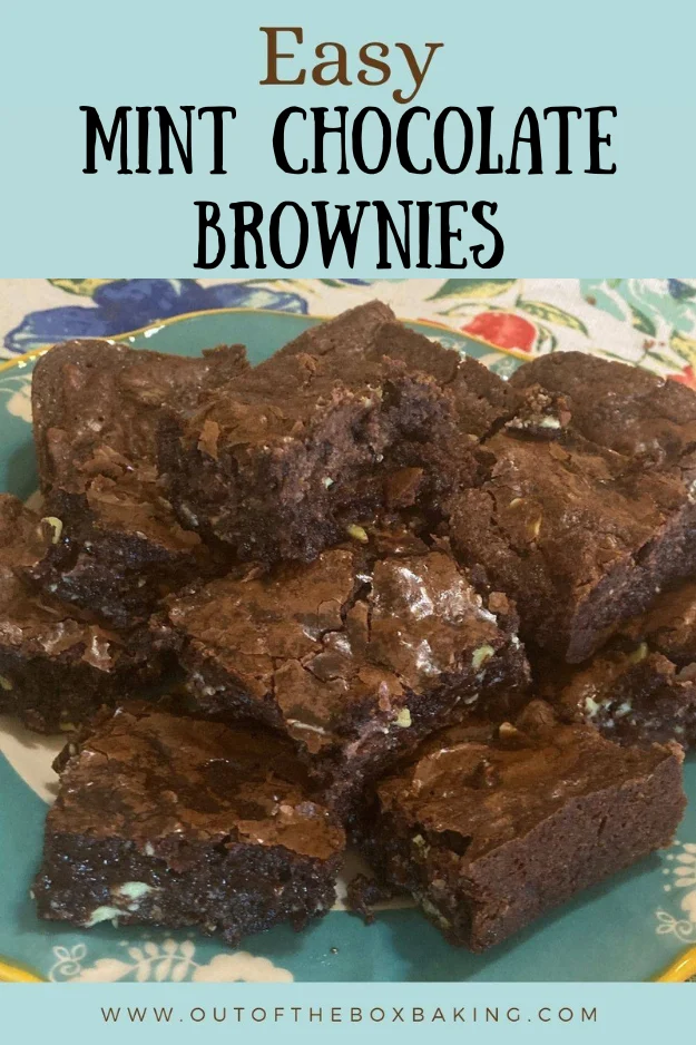 mint chocolate brownies