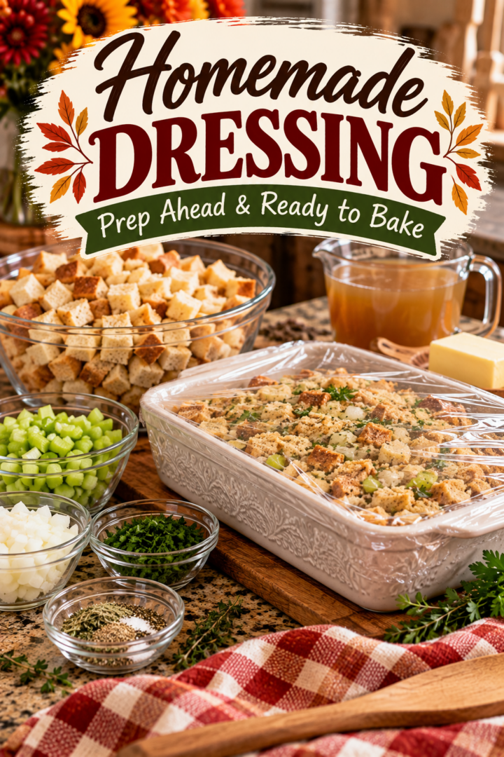 Homemade Dressing - Prep ahead