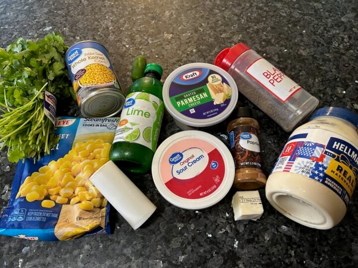 Mexican Street Corn Skillet ingredients