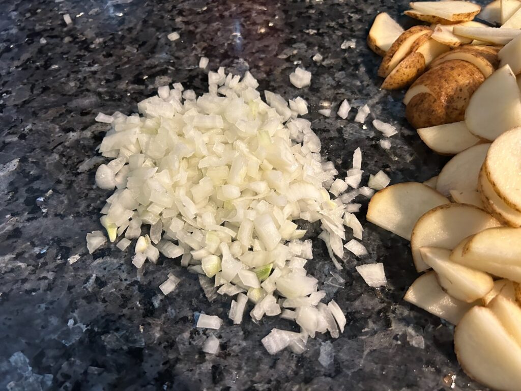 chopped onion