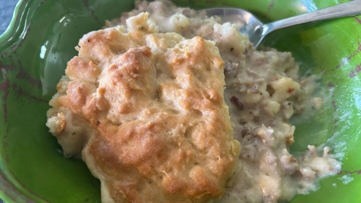 Image for Southern Biscuits and Sausage Gravy Casserole