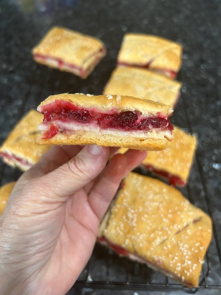 Turkey Cranberry Crescent Roll Sandwiches