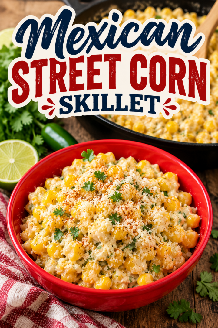 Mexican Street Corn Skillet pin
