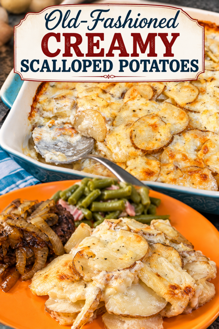 Old-Fashioned Creamy Scalloped Potatoes